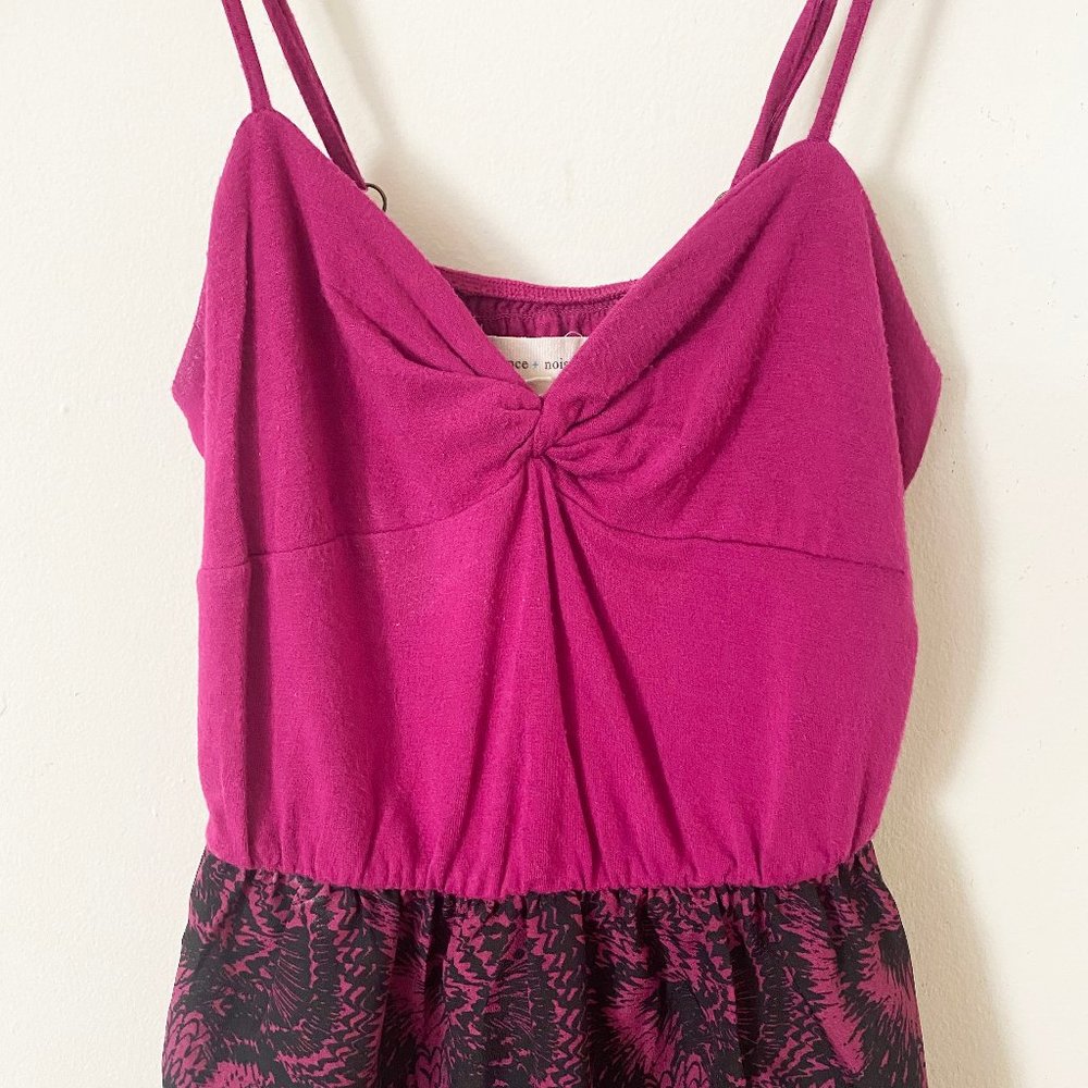 UO Silence + Noise Knotted Mini Dress